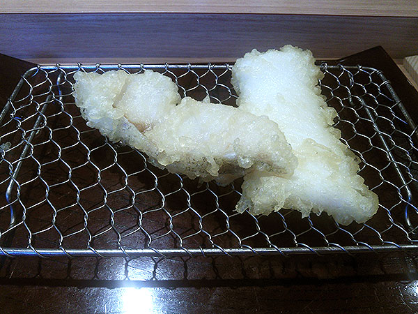 イカと助惣鱈の天ぷら